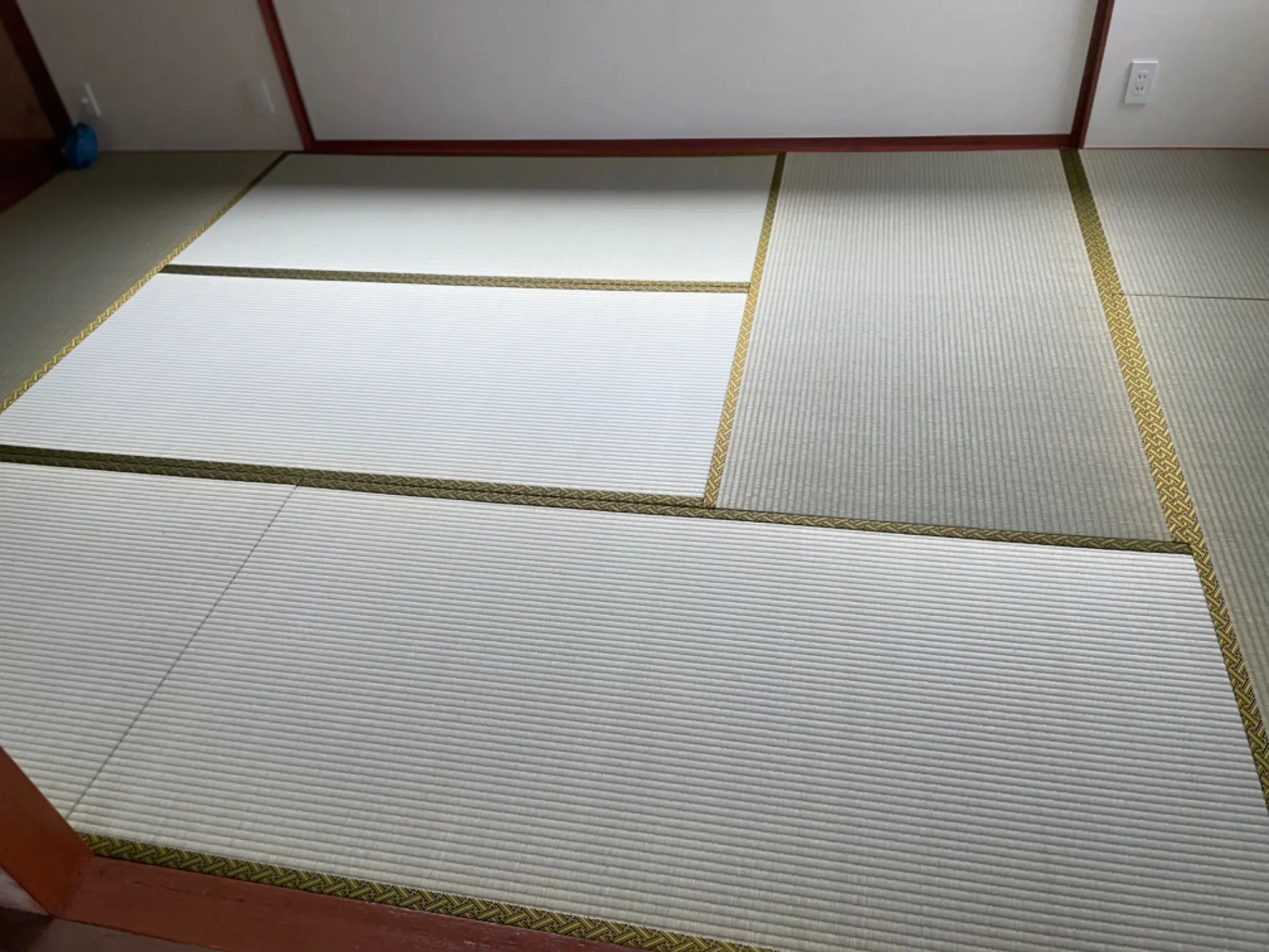 新畳55㍉仕上り。　畳表・中国産い草使用